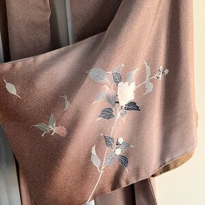 Beautiful dusty rose Kimono from Tokyo market